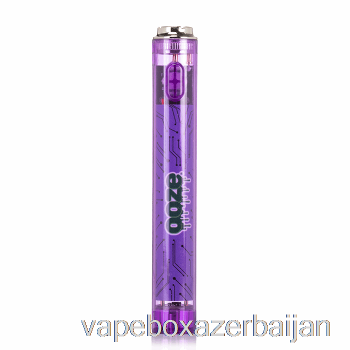 Vape Azerbaijan Ooze Slim 400mAh CLEAR 510 Vape Battery Ultra Purple